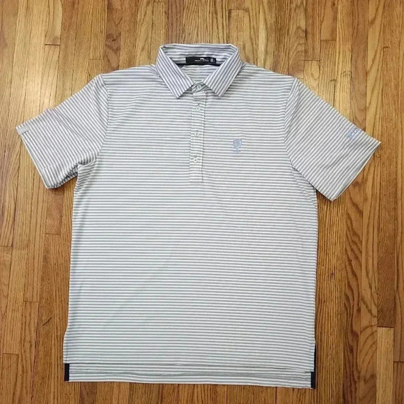 Ralph Lauren RLX Mens Golf Polo Size Large WYNDHAM - Picture 1 of 8